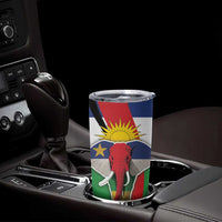 Central African Republic Republic Day 1958 Tumbler Cup Unit, Dignit, Travail - Flag Style - Wonder Print Shop