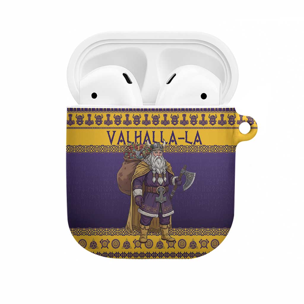 Merry Christmas from Vikingnations AirPods Case Valhalla-La Santa - Wonder Print Shop