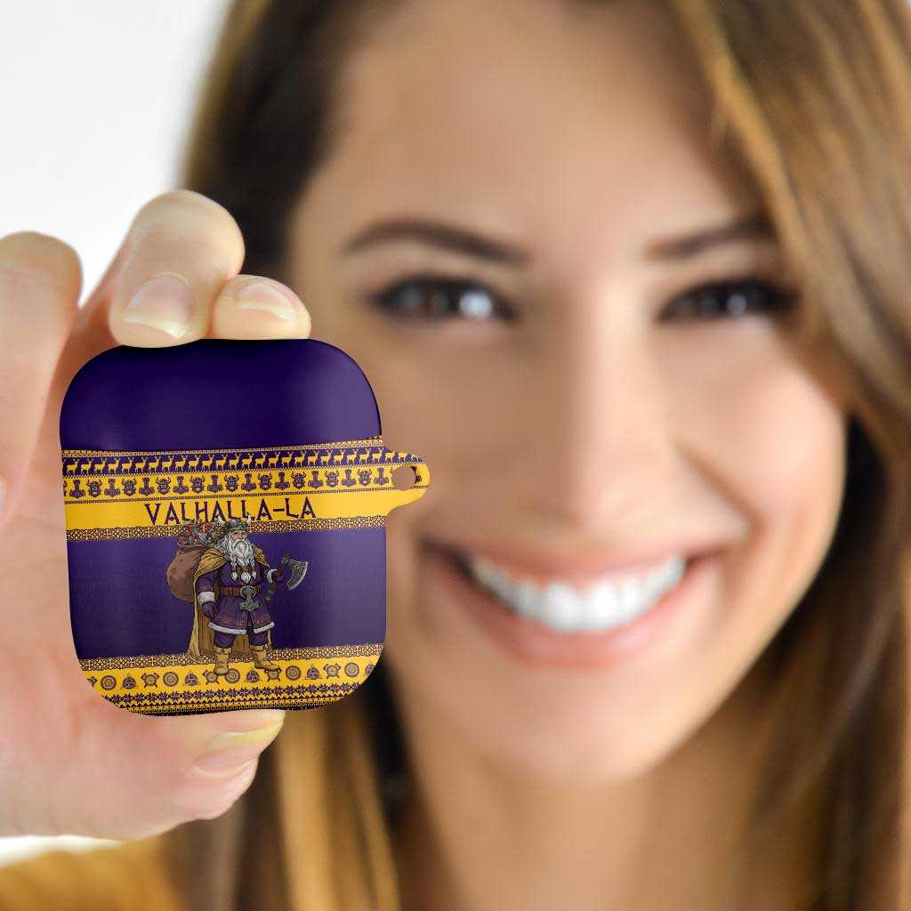 Merry Christmas from Vikingnations AirPods Case Valhalla-La Santa - Wonder Print Shop