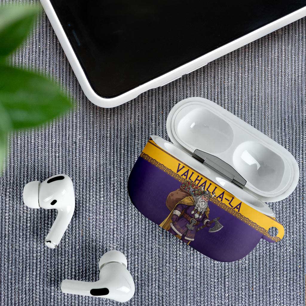 Merry Christmas from Vikingnations AirPods Case Valhalla-La Santa - Wonder Print Shop