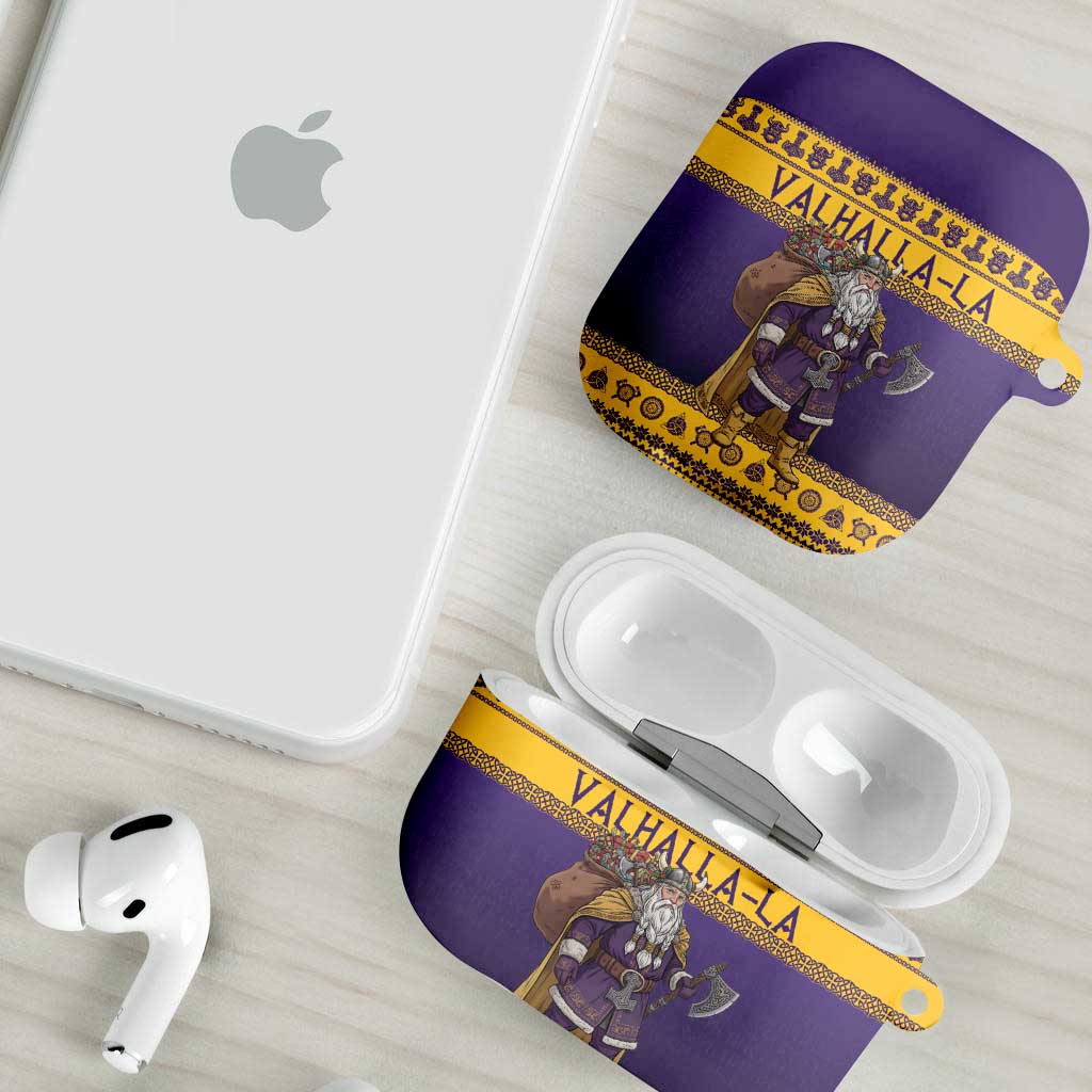 Merry Christmas from Vikingnations AirPods Case Valhalla-La Santa - Wonder Print Shop