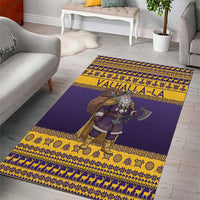 Merry Christmas from Vikingnations Area Rug Valhalla-La Santa - Wonder Print Shop