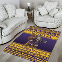 Merry Christmas from Vikingnations Area Rug Valhalla-La Santa - Wonder Print Shop