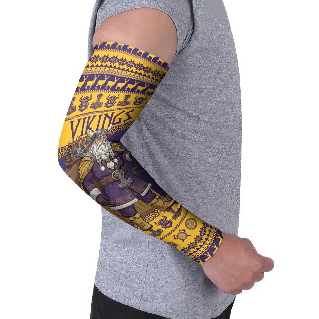 Merry Christmas from Vikingnations Arm Sleeves Valhalla-La Santa - Wonder Print Shop