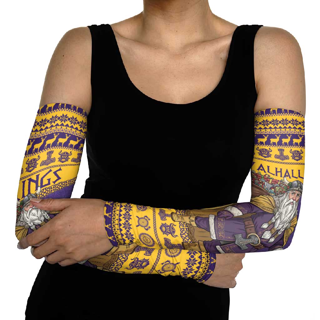 Merry Christmas from Vikingnations Arm Sleeves Valhalla-La Santa - Wonder Print Shop