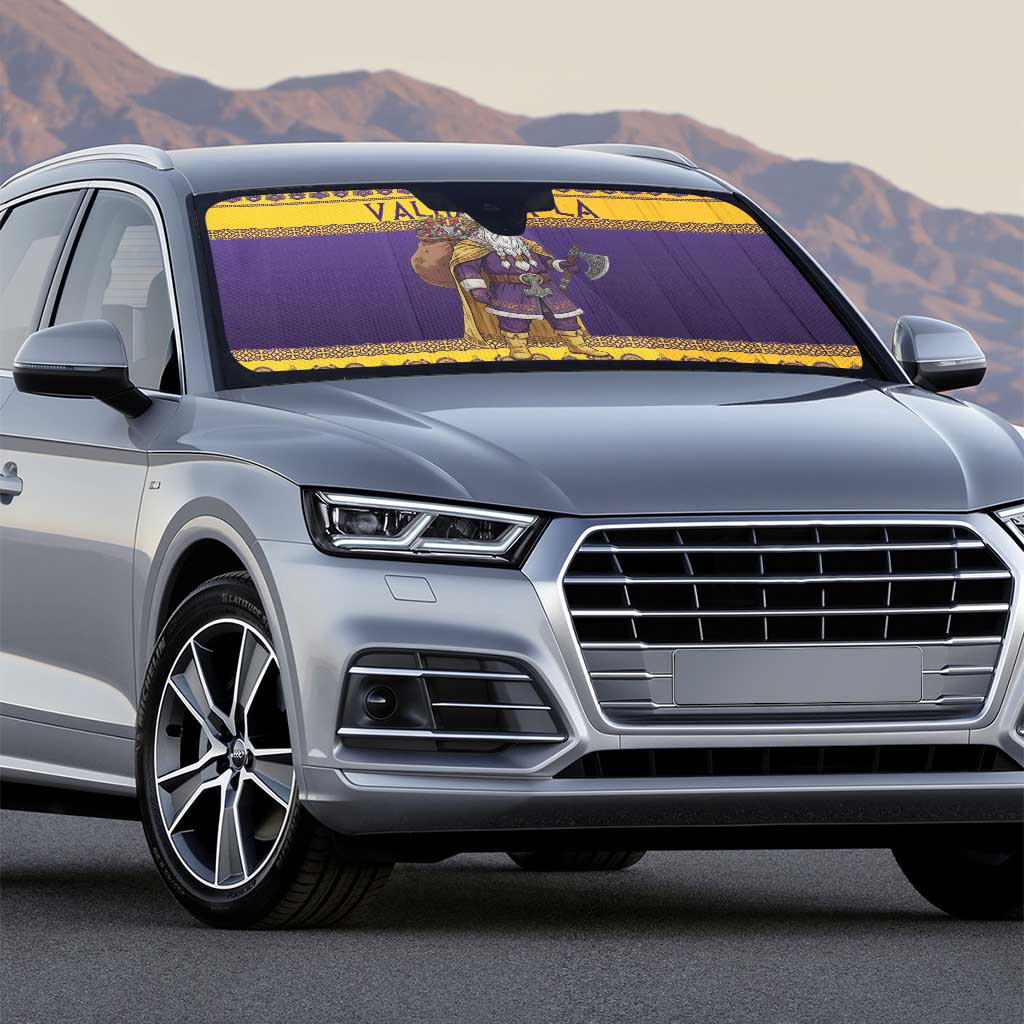 Merry Christmas from Vikingnations Auto Sun Shade Valhalla-La Santa - Wonder Print Shop
