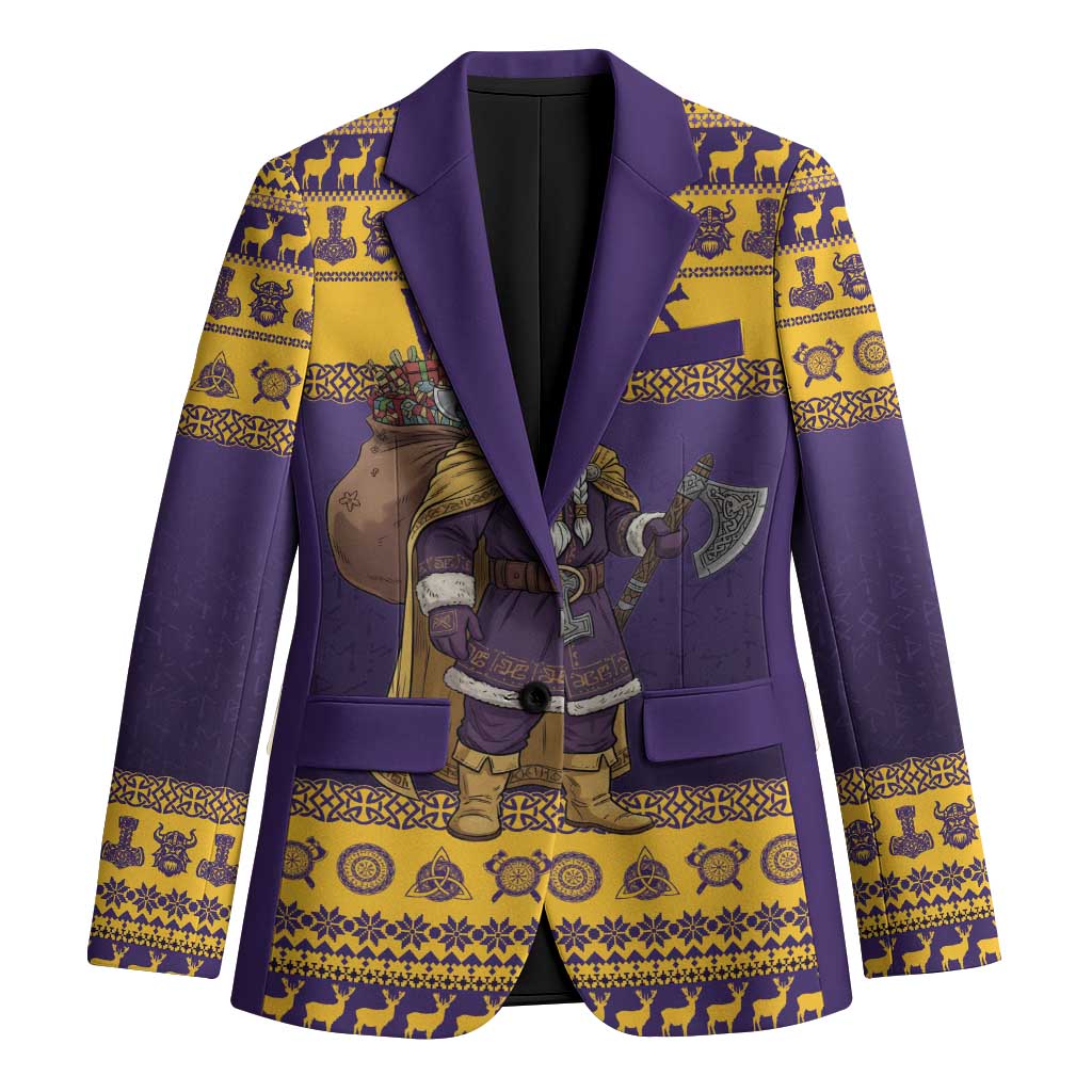 Merry Christmas from Vikingnations Blazer Valhalla-La Santa - Wonder Print Shop