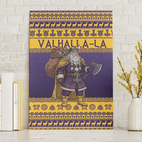 Merry Christmas from Vikingnations Canvas Wall Art Valhalla-La Santa - Wonder Print Shop