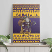 Merry Christmas from Vikingnations Canvas Wall Art Valhalla-La Santa - Wonder Print Shop