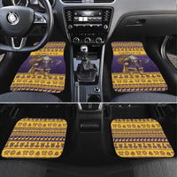 Merry Christmas from Vikingnations Car Mats Valhalla-La Santa - Wonder Print Shop