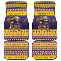 Merry Christmas from Vikingnations Car Mats Valhalla-La Santa - Wonder Print Shop