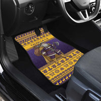 Merry Christmas from Vikingnations Car Mats Valhalla-La Santa - Wonder Print Shop