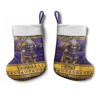 Merry Christmas from Vikingnations Christmas Stocking Valhalla-La Santa - Wonder Print Shop