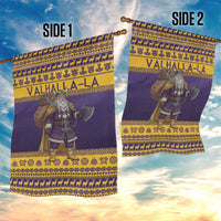 Merry Christmas from Vikingnations Garden Flag Valhalla-La Santa - Wonder Print Shop