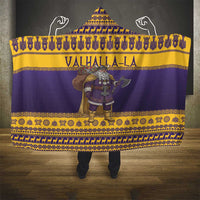 Merry Christmas from Vikingnations Hooded Blanket Valhalla-La Santa - Wonder Print Shop