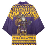 Merry Christmas from Vikingnations Kimono Valhalla-La Santa - Wonder Print Shop