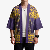 Merry Christmas from Vikingnations Kimono Valhalla-La Santa - Wonder Print Shop