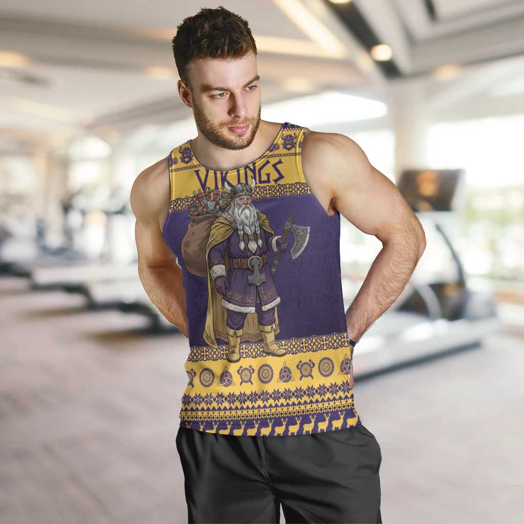 Merry Christmas from Vikingnations Men Tank Top Valhalla-La Santa - Wonder Print Shop