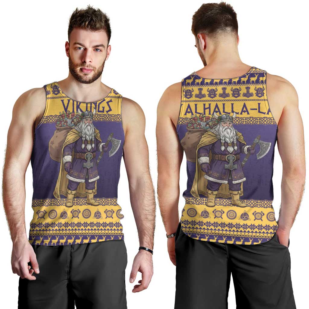 Merry Christmas from Vikingnations Men Tank Top Valhalla-La Santa - Wonder Print Shop