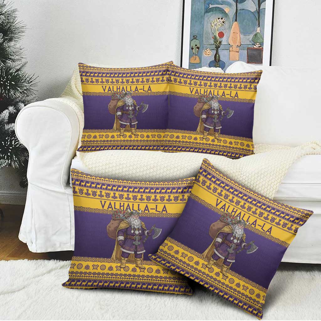 Merry Christmas from Vikingnations Pillow Cover Valhalla-La Santa - Wonder Print Shop