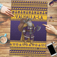 Merry Christmas from Vikingnations Puzzle Valhalla-La Santa - Wonder Print Shop