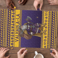 Merry Christmas from Vikingnations Puzzle Valhalla-La Santa - Wonder Print Shop