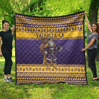 Merry Christmas from Vikingnations Quilt Valhalla-La Santa - Wonder Print Shop
