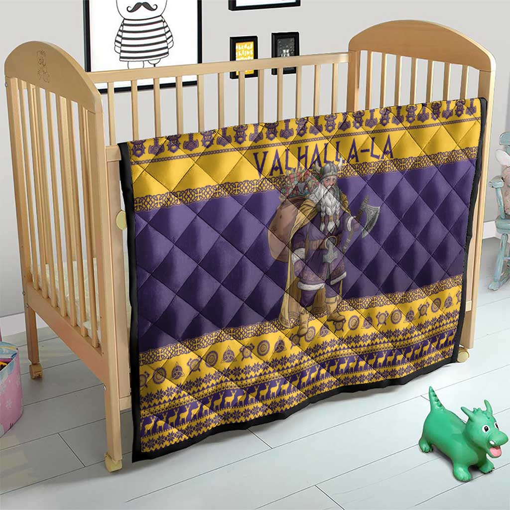 Merry Christmas from Vikingnations Quilt Valhalla-La Santa - Wonder Print Shop