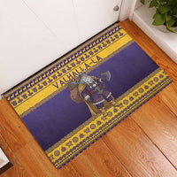 Merry Christmas from Vikingnations Rubber Doormat Valhalla-La Santa - Wonder Print Shop
