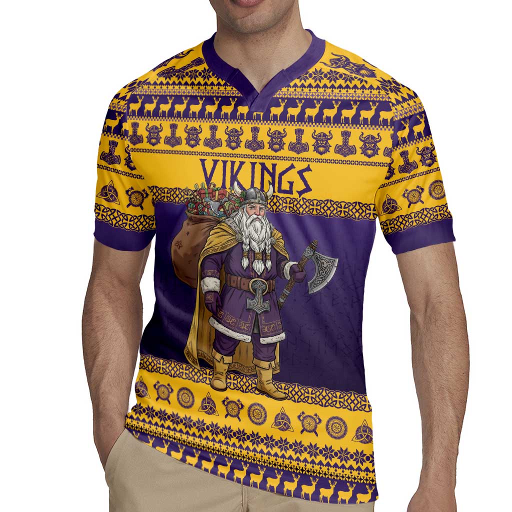Merry Christmas from Vikingnations Rugby Jersey Valhalla-La Santa - Wonder Print Shop