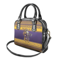 Merry Christmas from Vikingnations Shoulder Handbag Valhalla-La Santa - Wonder Print Shop