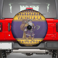 Merry Christmas from Vikingnations Spare Tire Cover Valhalla-La Santa - Wonder Print Shop