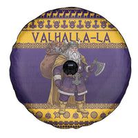 Merry Christmas from Vikingnations Spare Tire Cover Valhalla-La Santa - Wonder Print Shop