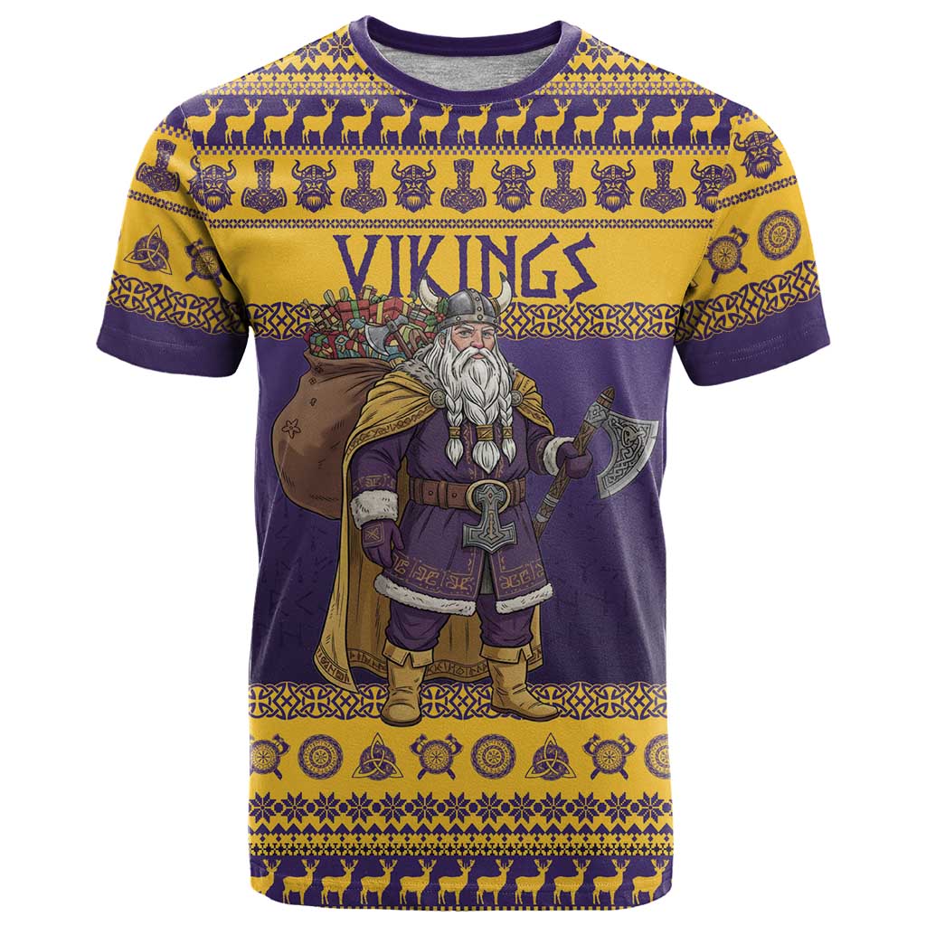 Merry Christmas from Vikingnations T Shirt Valhalla-La Santa - Wonder Print Shop