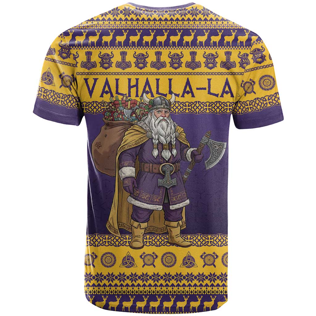 Merry Christmas from Vikingnations T Shirt Valhalla-La Santa - Wonder Print Shop