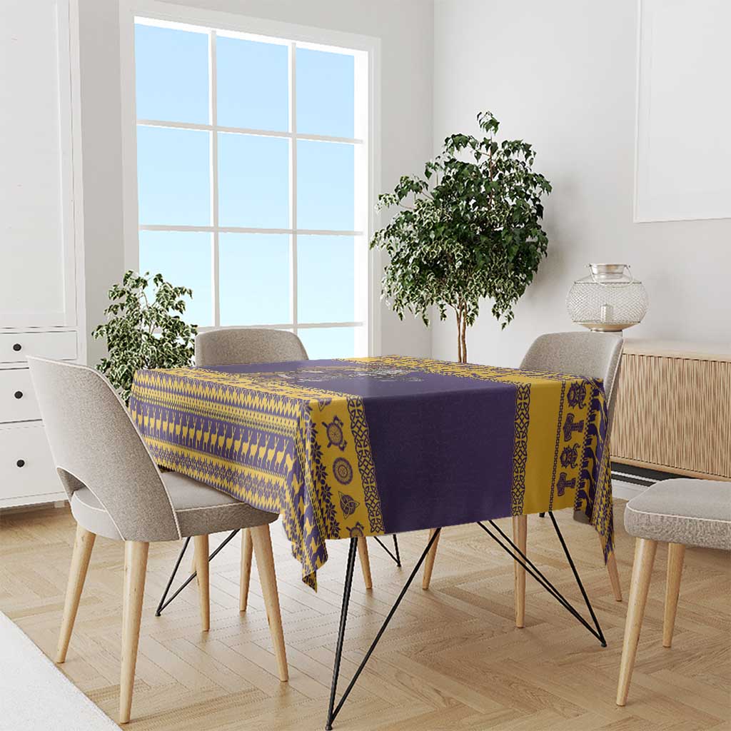 Merry Christmas from Vikingnations Tablecloth Valhalla-La Santa - Wonder Print Shop
