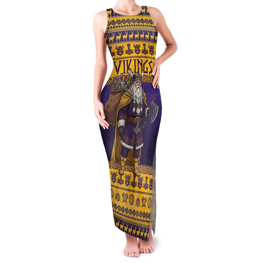 Merry Christmas from Vikingnations Tank Maxi Dress Valhalla-La Santa - Wonder Print Shop