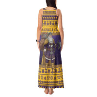 Merry Christmas from Vikingnations Tank Maxi Dress Valhalla-La Santa - Wonder Print Shop