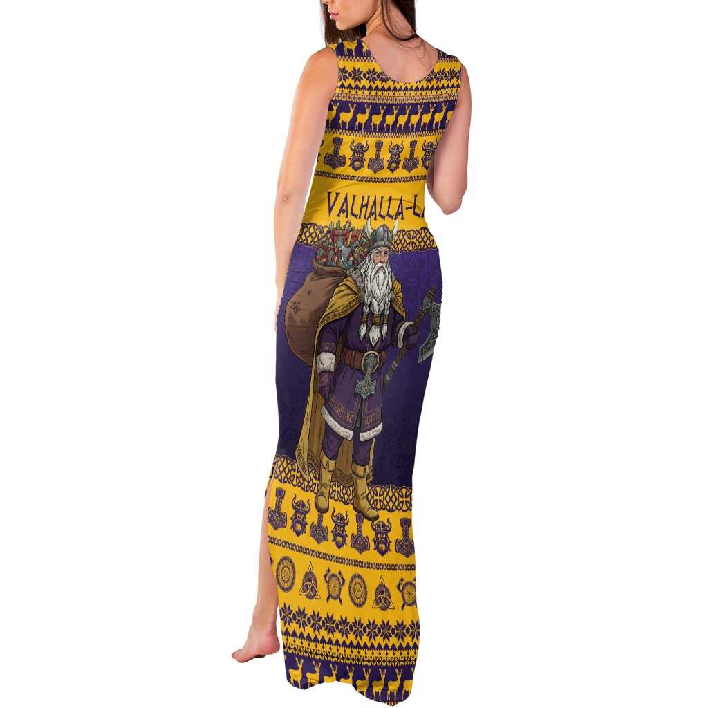 Merry Christmas from Vikingnations Tank Maxi Dress Valhalla-La Santa - Wonder Print Shop