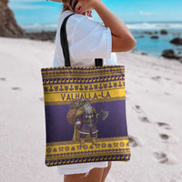 Merry Christmas from Vikingnations Tote Bag Valhalla-La Santa - Wonder Print Shop