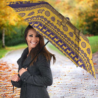 Merry Christmas from Vikingnations Umbrella Valhalla-La Santa - Wonder Print Shop
