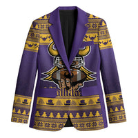 Viking-Inspired Football Christmas Blazer Valhalla-la Viking Warrior - Wonder Print Shop