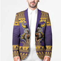 Viking-Inspired Football Christmas Blazer Valhalla-la Viking Warrior - Wonder Print Shop