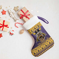 Viking-Inspired Football Christmas Stocking Valhalla-la Viking Warrior - Wonder Print Shop
