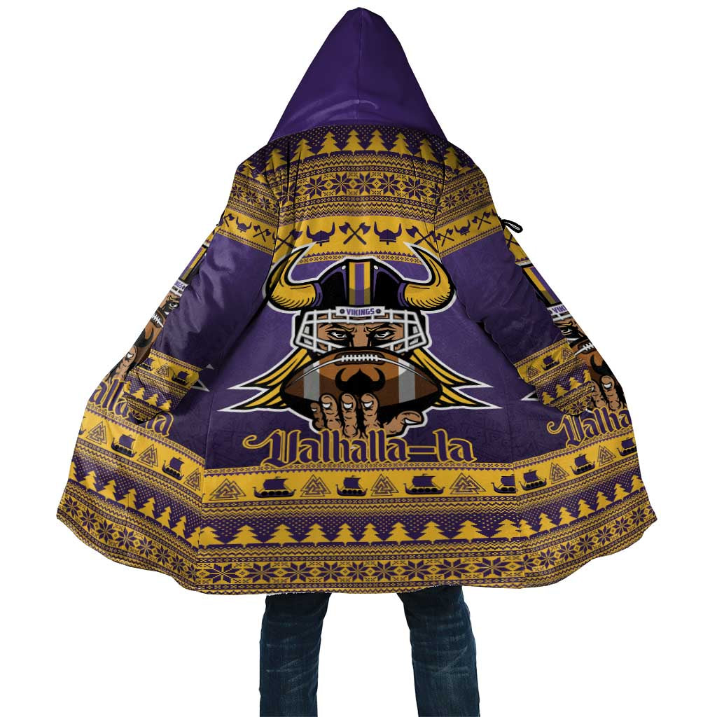 Viking-Inspired Football Christmas Cloak Valhalla-la Viking Warrior - Wonder Print Shop