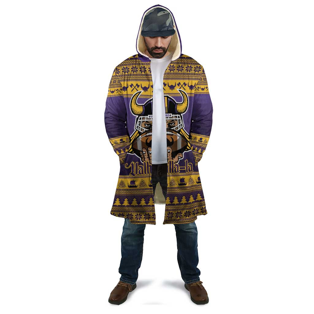 Viking-Inspired Football Christmas Cloak Valhalla-la Viking Warrior - Wonder Print Shop