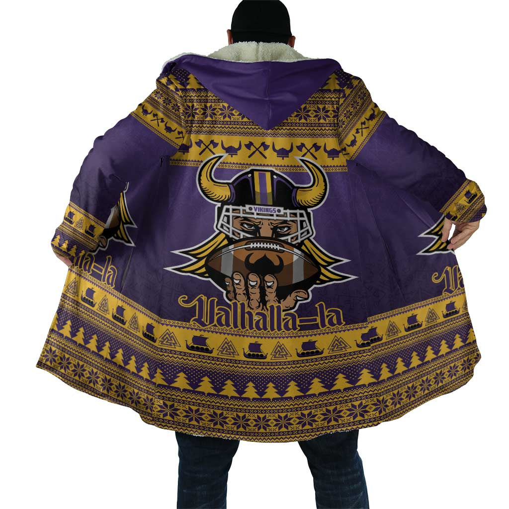 Viking-Inspired Football Christmas Cloak Valhalla-la Viking Warrior - Wonder Print Shop