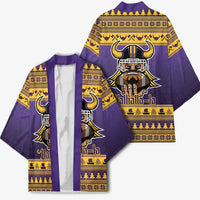 Viking-Inspired Football Christmas Kimono Valhalla-la Viking Warrior - Wonder Print Shop