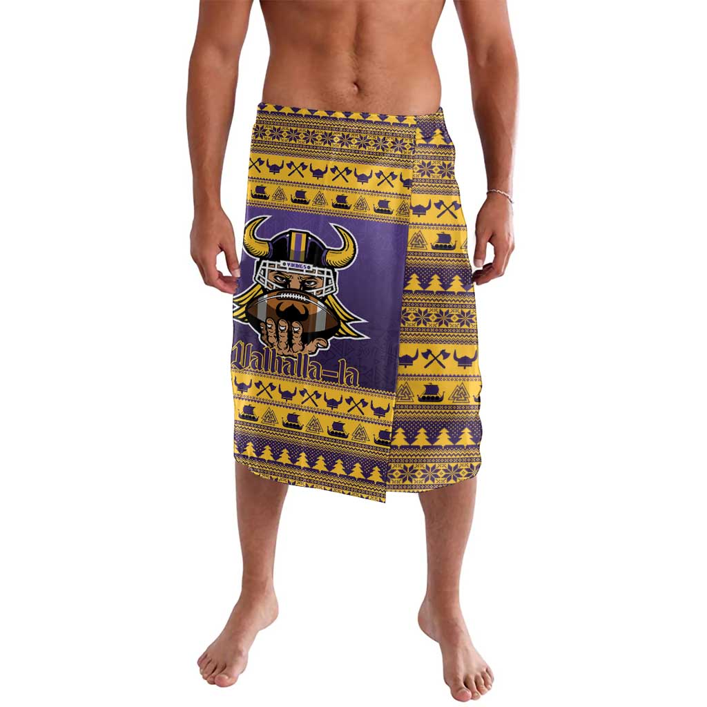 Viking-Inspired Football Christmas Lavalava Valhalla-la Viking Warrior - Wonder Print Shop