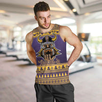Viking-Inspired Football Christmas Men Tank Top Valhalla-la Viking Warrior - Wonder Print Shop